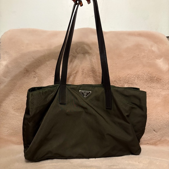 Vintage prada nylon shoulder bag - Picture 1 of 16